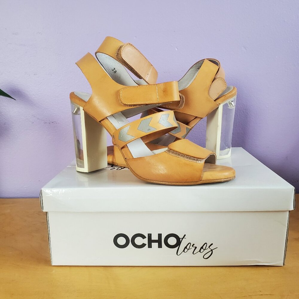 MIISTA Women's Size 8 Reflective Heels